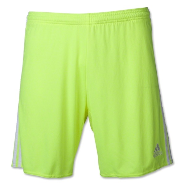 neon yellow adidas shorts