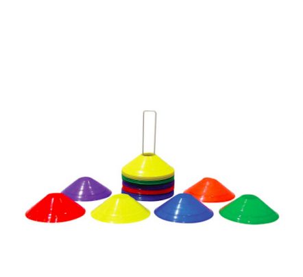 Field Half Cone with Stand (Multi Color) (Pack of 36)