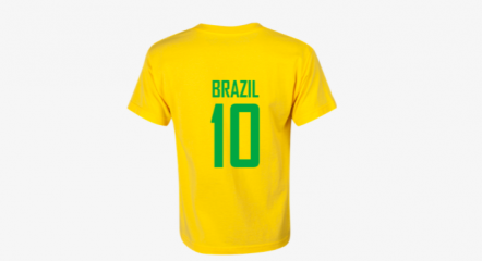 Brazil 2018 FIFA World Cup Russia™ Legend Youth T-Shirt (Back)