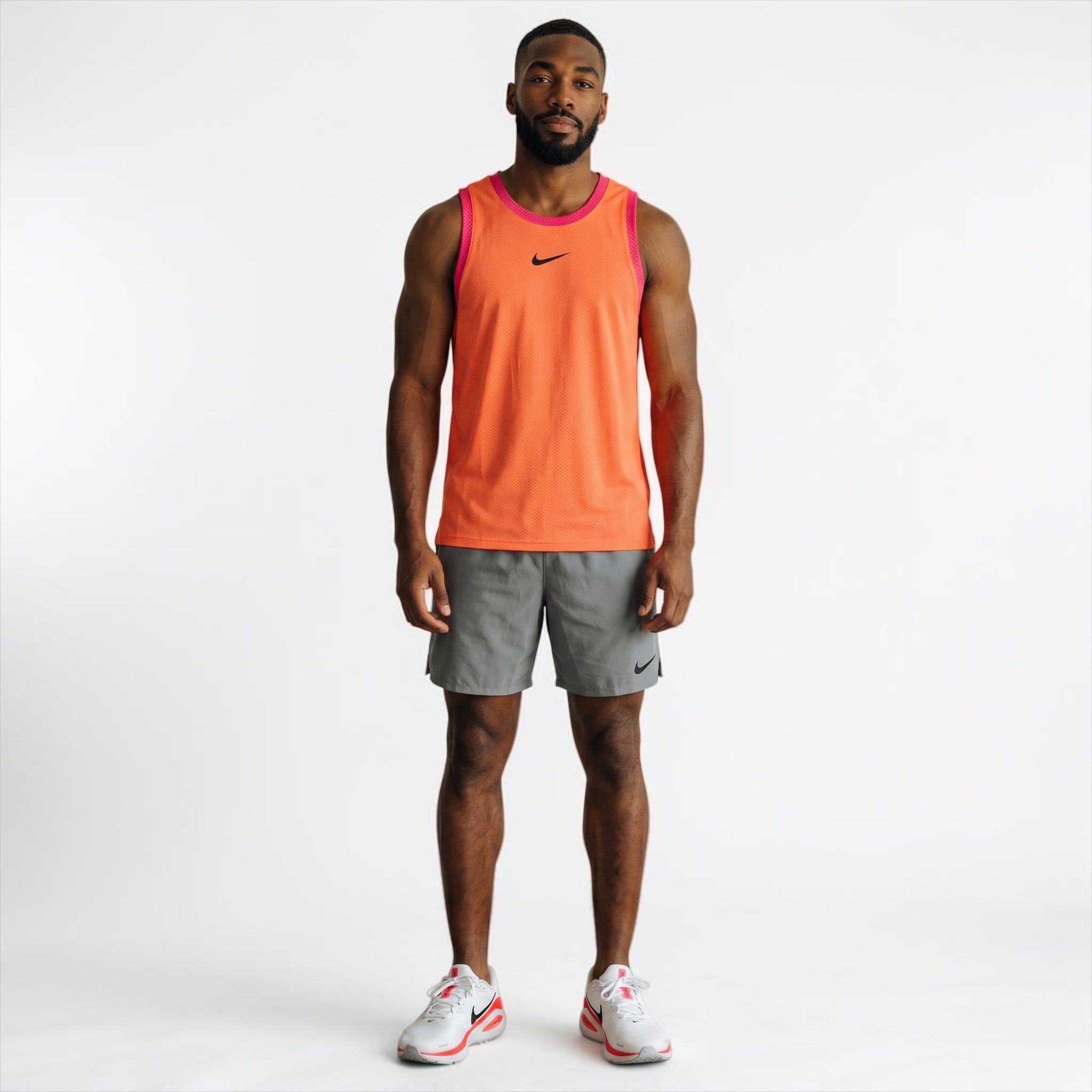 Nike Court Dri-FIT Slam Tank Light Wild Mango/Aster Pink/(Black)