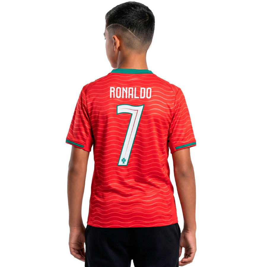 Portugal Home Ronaldo Youth Jersey 2026 World Cup